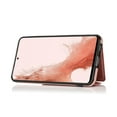 thumbnail image 6 of Dteck Crossbody Wallet Case for Samsung Galaxy S23,Shockproof Leather Card Slots Pocket Case Hybrid Rubber Kickstand Cover with Shoulder Strap,Rosegold, 6 of 6