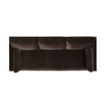thumbnail image 4 of Jennifer Taylor Home Knox 84" Modern Farmhouse Performance Velvet Living Room Sofa Couch in Deep Brown, 4 of 11