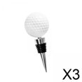 thumbnail image 1 of Tapones para botellas de vino,Novedad Pelota de golf Tapones para botellas de vino,Tapones para botellas de bebidas Pelota de golf Corcho de vino,Tapón de botella portátil Tapones para, 1 of 10