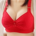 thumbnail image 1 of asdoklhq Sports Bras for Women,And Large Non-ring Side Wrap Bra Large Chest Show Small Bra Bra, 1 of 3