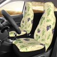 thumbnail image 2 of Sigee Green And Purple Grapes for Universal Car Seat Covers, Premium Car Seat Protector Set for Cars, SUVs, Trucks, 2 of 7