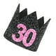 thumbnail image 4 of KAKOWELY Sombreros de corona para adultos con purpurina para fiesta de cumpleaños número 30, mini sombreros, decoraciones para fiestas de cumpleaños, accesorios - Estilo D, 4 of 5