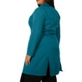 thumbnail image 5 of Panda Uniform by HeedFit Unisex Doctor Lab Coat 37" – 6XL Teal, 5 of 8