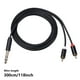 thumbnail image 3 of Seitruly Cable de audio OFC Conductor de cobre libre de oxígeno Módulo móvil flexible Adaptador ligero Cable de PVC Punto de bifurcación en forma de Y Type2 NO2, 3 of 6