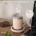 thumbnail image 5 of Electric Mug Warmer, 55°C Auto On/Off Heating Plate with USB Power - Smart Gravity-Induction Coffee & Milk Warmer for Desk, Office, Home Use, 5 of 7