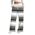 thumbnail image 2 of Endives Women's Casual Wide Leg Pants Lounge Pants Sweatpants Fall Winter Clothes 2025, 2 of 6