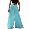 thumbnail image 1 of Women's Casual Elastic Waist Jogger Pants with Pockets - High - Quality Polyester, Comfortable, Versatile for All Seasons, Available in Multiple Sizes, 1 of 5