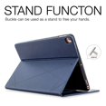 thumbnail image 3 of Dteck Case for Apple iPad 9th Generation 10.2 inch (2021 Released), Luxury Leather Rhombus Patterned Wallet Card Holder iPad 8th/7th Gen 10.2" Case Folio Protective Kickstand Cover,Blue, 3 of 5