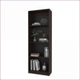 thumbnail image 4 of Bookcase with 4 Open Shelves, Stained Walnut | Particle Board | Primary Living Space, 4 of 7