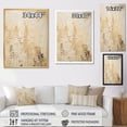 thumbnail image 4 of Designart "Symphony Of Golden Fronds V" Ferns Floater Framed Wall Decor, 4 of 5