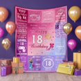 thumbnail image 2 of LHSHID 18 Year Old Boy Gift Ideas Birthday Gifts for 18 Year Old Boys Gifts for 18 Year Old Boys 18th Birthday Gifts for Teen Boy 18th Birthday Decorations for Boys Throw Blanket 60"x80", 2 of 6