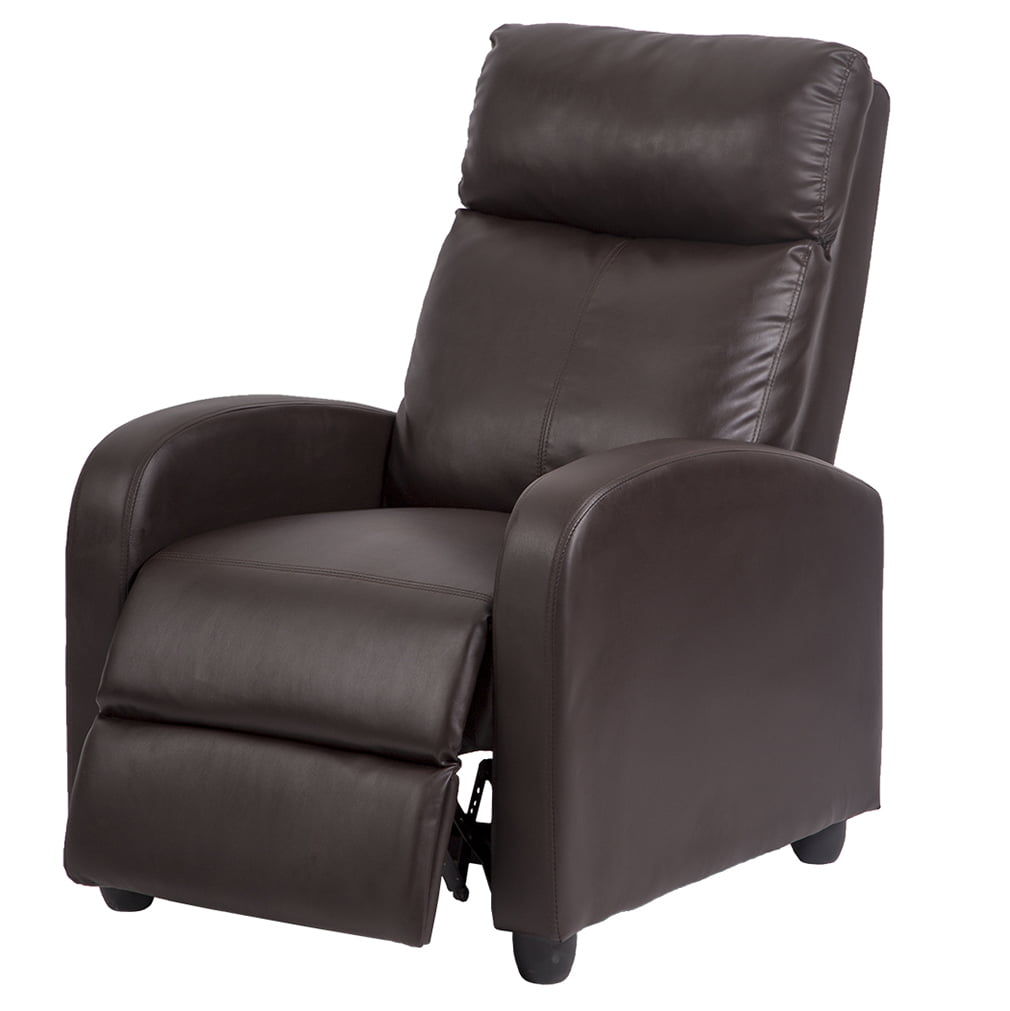 Single Recliner Chair Sofa Furniture Modern Leather Chaise