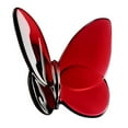 thumbnail image 3 of deevoka Crystal Butterfly Figurine Flying Butterfly Figurine for Bookshelf Fireplace Red, 3 of 9
