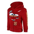 thumbnail image 5 of Disney Cars Lightning McQueen Long Sleeve Fleece Hoodie (Boys), Sizes 2T-8, 5 of 6