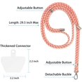 thumbnail image 2 of Phone Lanyard, Universal Cell Phone Neck Strap with 2 Tether Tab for Phones Full Coverage Case (OrangeRed), 2 of 6