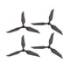 thumbnail image 5 of Hélices De Fibra De Carbono De 3 Cuchils Cuchils De Bajo Ruido Apoyos Silenciosos Plegables Repuesto De Liberación Rápida Par , 2 Pa Soledad Hélice de tres hojas Drone, 5 of 5