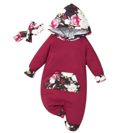 

YOYOXIU Baby Boys Girls Jumpsuit Infant Romper Casual One-Pieces Clothes 0-12 Months