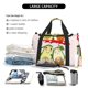 thumbnail image 5 of Disketp Avocado Lovers Wearing Umbrella Bolsa de Viaje Tipo Duffle, Bolso de Mano para Fin de Semana para Mujer, Bolsa de Gimnasio Ligera para Hombre, Esencial para Viajes, 5 of 7