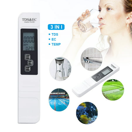 3 IN 1 Electric PH/TDS/EC/PPM Conductivity Meter Tester Hydroponics Water Test (Best Ph For Hydroponic Tomatoes)