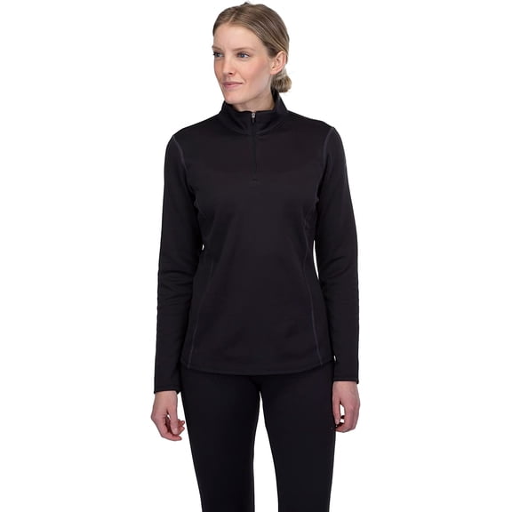 Spyder Women's Baselayer 1/4 Zip Top - Color Black - Size: M