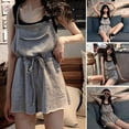 thumbnail image 2 of 2021 Summer High Waist Was Thin Sling Jumpsuit Women Loose Temperament Fashion Jumpsuit, 2 of 5
