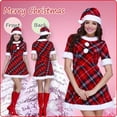 thumbnail image 2 of Lovskoo Women's Christmas Holiday Plush Hooded Dress Christmas Gift for Women C-Red, 2 of 4