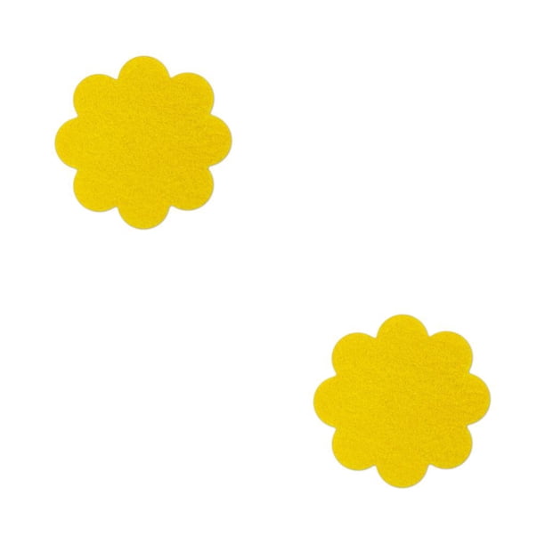 Monstrate Alfombrilla multifuncional plegable para plantas, permeabilidad al aire, almohadillas de fijación de arena, plantas portátiles, Amarillo 2Conjunto