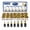 M3-m12(77pcs), variant on Carbon Steel Rivet Nut Tool Set, Rivet Nut Mandrel Assortment Kit | M3-M12, 6 Mandrels and 66 Flat Head Rivnuts, Hand Riveter Accessories for Nuts and Bolts