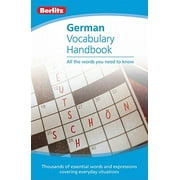 Handbooks: German Vocabulary Handbook (Paperback)