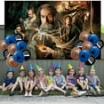 thumbnail image 4 of The Lord of the Rings Backdrop Banner Balloons Party Decorations Supplies Taspestry Wall Decor Background Poster, 4 of 5