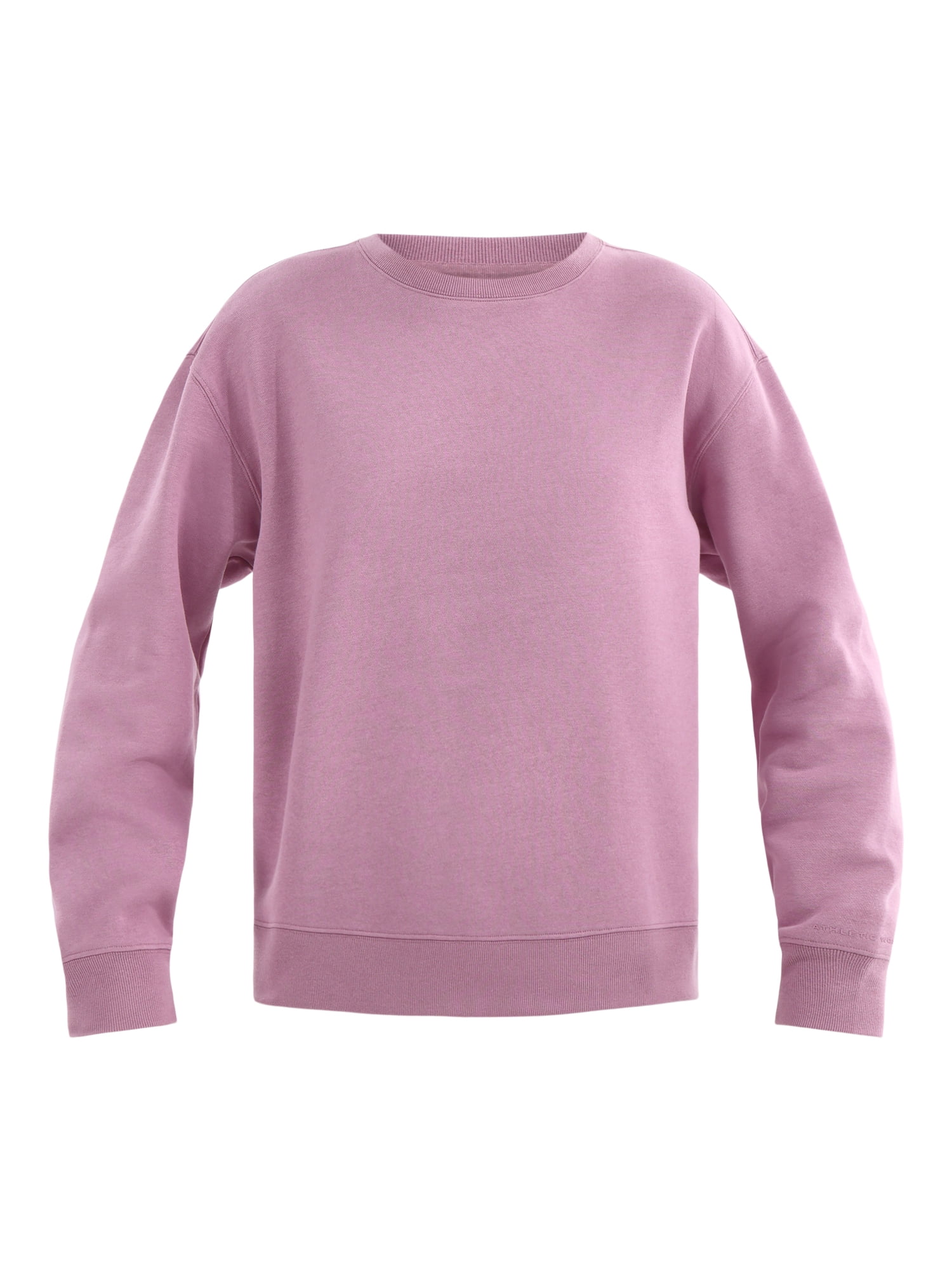 Athletic Works Women's Fleece Sweatshirt with Long Sleeves, Sizes XS-XXXL