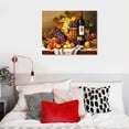 thumbnail image 4 of ONETECH ARPEOTCY Framed Canvas Wall Art, Vintage Still Life Wall Art Home Decor, Classical Farmhouse Fruit Oil Painting for Kitchen, Dining Decor 16\x12\, 4 of 4