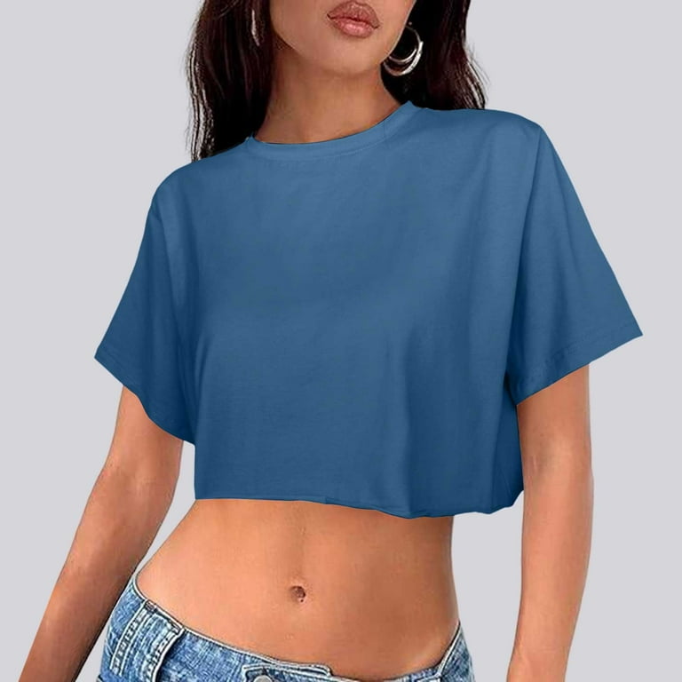 Oversized t shirt crop top hotsell
