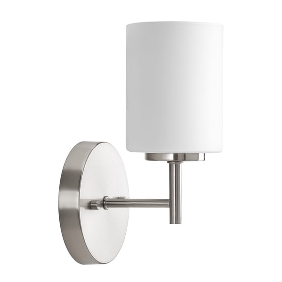 Progress Lighting Replay Collection 9.75" 1 Light Brushed Nickel Vanity Light