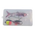 thumbnail image 2 of Señuelo de pesca robótico Wobbler eléctrico 4 segmentos Auto Swimbait USB (BL-2023) Likrtyny Para estrenar, 2 of 8