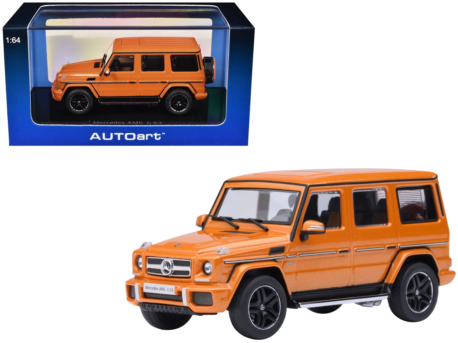 Mercedes G63 AMG 6X6 Silver 1/18 Model Car by Autoart - Walmart.com