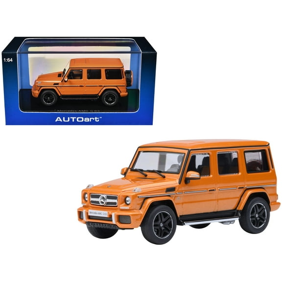 2017 Mercedes-Benz AMG G 63 Sunset Beam Orange 1/64 Model Car by Autoart
