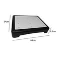 thumbnail image 4 of Portable Stepping Stool 440lbs Capacity AntiSlip 4 inch Half Step Platform Step Riser for Elderly Cars Stairs Shower, 4 of 5