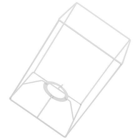 OFFIGAM White Iron Lamp Shade Frame for Lampshade Making in Home, Restaurant, Coffee Shop Lighting