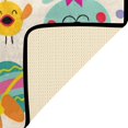 thumbnail image 3 of SKYSONIC Easter Bunny Door mat Non Slip Floor Door Rug Soft Floor Mat for Kitchen Garden Bedroom Indoor Outdoor Entrance Home Holiday Decoration 23.6" x15.7", 3 of 7