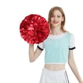 thumbnail image 2 of Cheerleader Pom Poms Multicolor Cheerleading Pom Poms for Team Dance Performance Accessory, 2 of 4