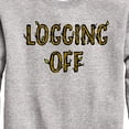 thumbnail image 3 of Instant Message - Logging Off - Toddler & Youth Crewneck Fleece Sweatshirt, 3 of 6