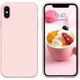 thumbnail image 1 of iPhone X Case, iPhone Xs Case, Liquid Silicone Soft Gel Rubber Slim Cover with Microfiber Cloth Lining Cushion Shockproof Full Body Protective Phone, 1 of 4