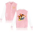 thumbnail image 3 of Chaqueta bomber con dibujo de perro Pluto para mujer y hombre, chaqueta de béisbol de otoño, abrigo de estudiante, ropa de calle, chaqueta bomber Harajuku para universidad, 3 of 5