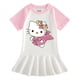 thumbnail image 4 of Hello Kitty ropa de dibujos animados para niños vestido de algodón de media manga niñas bebé Casual Color a juego Falda plisada de manga corta, 4 of 5