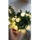 thumbnail image 1 of Guirnalda de luces LED de ratán de hojas verdes artificiales, enredadera de rosas con luz, decoración navideña, guirnalda de luces LED, 1 of 2