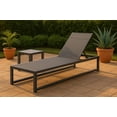 thumbnail image 3 of Meridian Furniture Maldives Cream Water Resisting Patio Adjustable Chaise, 3 of 15