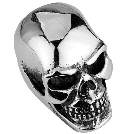 Heavy Mens Ring - Stainless Steel very Big and Heavy Skull Ring (Available in Sizes 10 to 14) size 12