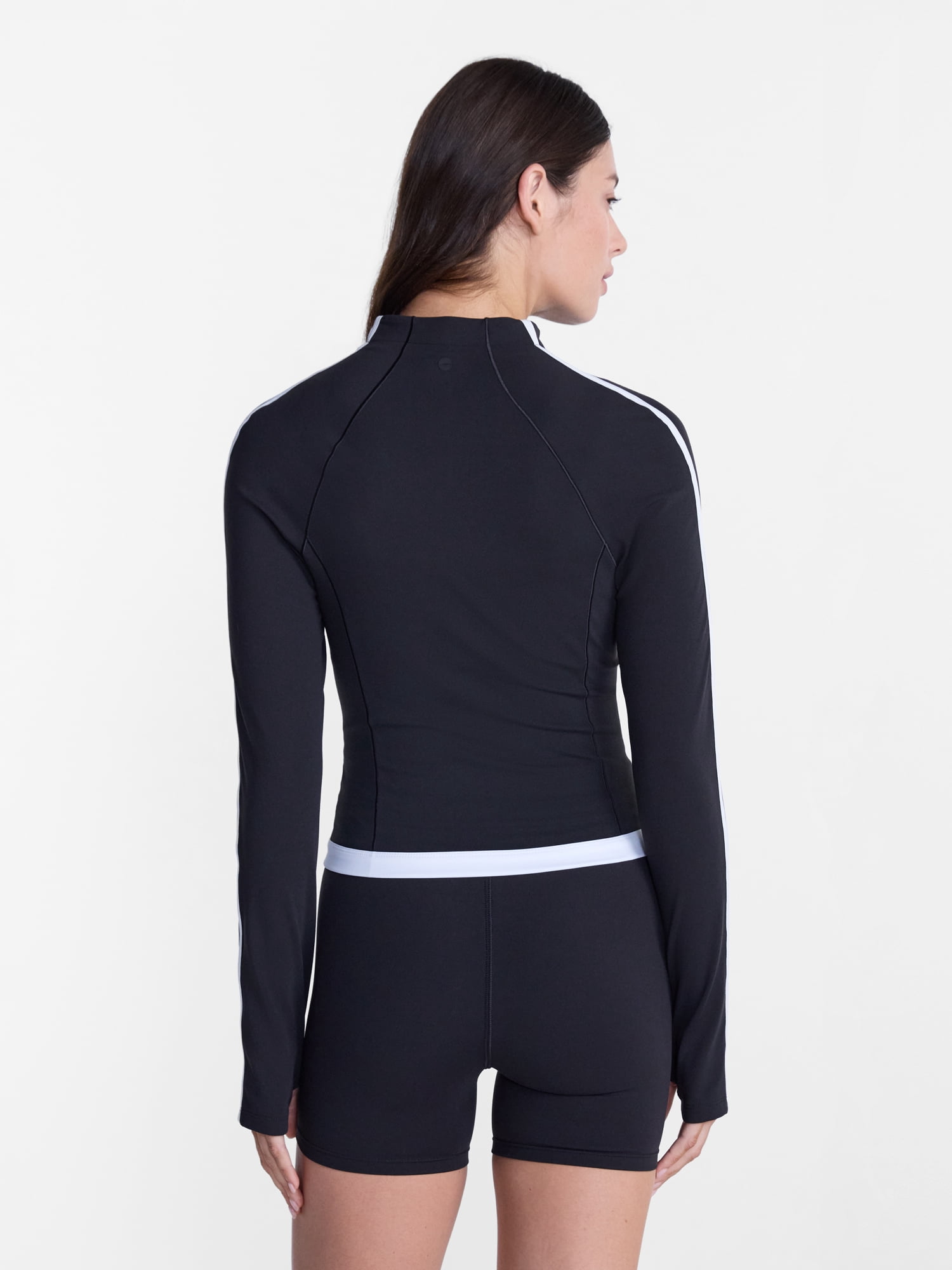 Avia Women's and Women's Plus SoftSculpt Tipped Cropped Active Jacket, Sizes XS-4X