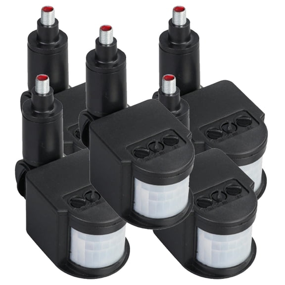 Sensores de Movimiento PIR VentDepot MXONK-005 5 Piezas Negro